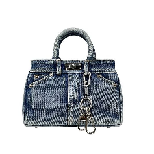 JCX Denim Handbag for Women