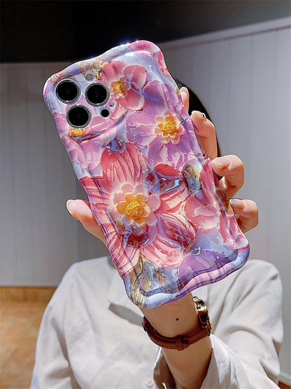 JCX 3D Aesthetics Oil Painting Style  iPhone Case