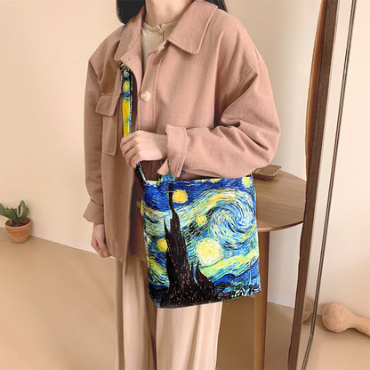 Van Gogh  Sunflower Canvas Bag